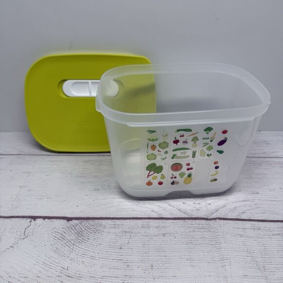 New Tupperware FridgeSmart 7-Cup Small Deep Container for Fruit & Veggies 7286 - Picture 2 of 5